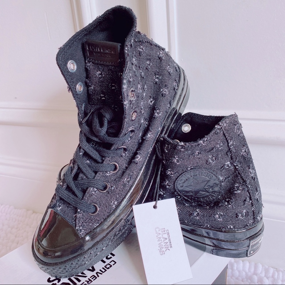 converse blank canvas NY denim punch Unisex M5 W7